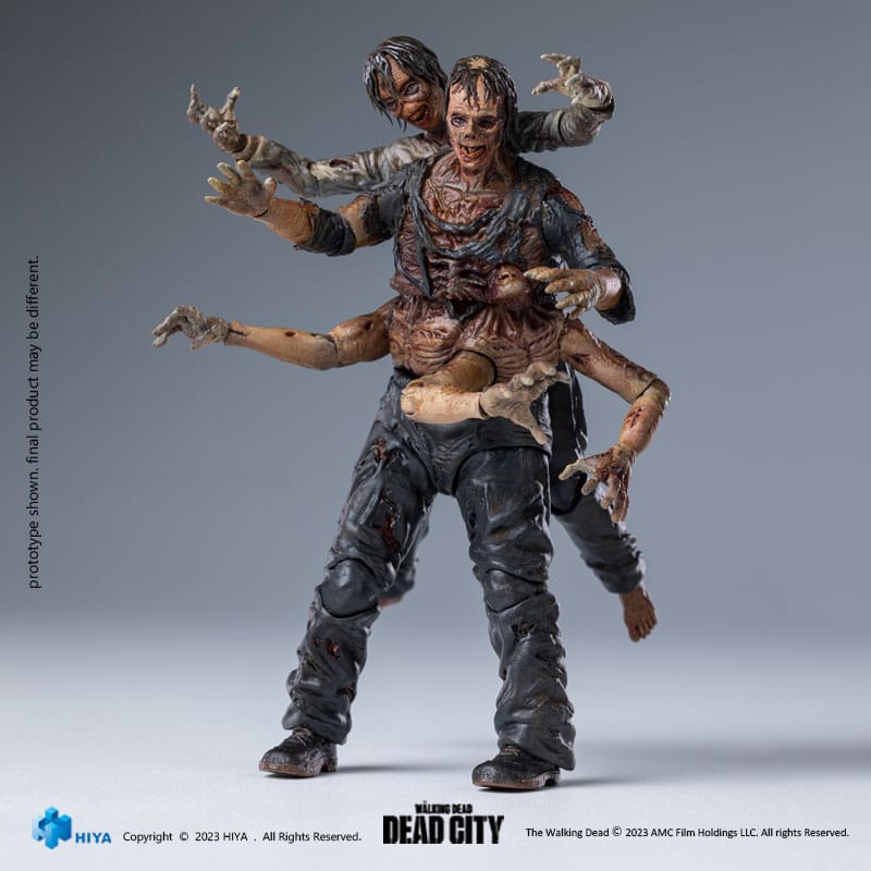 The Walking Dead Exquisite Mini Actionfigur 1/18 Dead City Walker King 11 cm