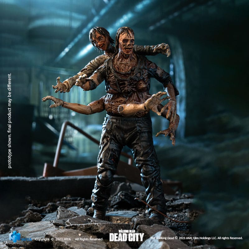 The Walking Dead Exquisite Mini Actionfigur 1/18 Dead City Walker King 11 cm
