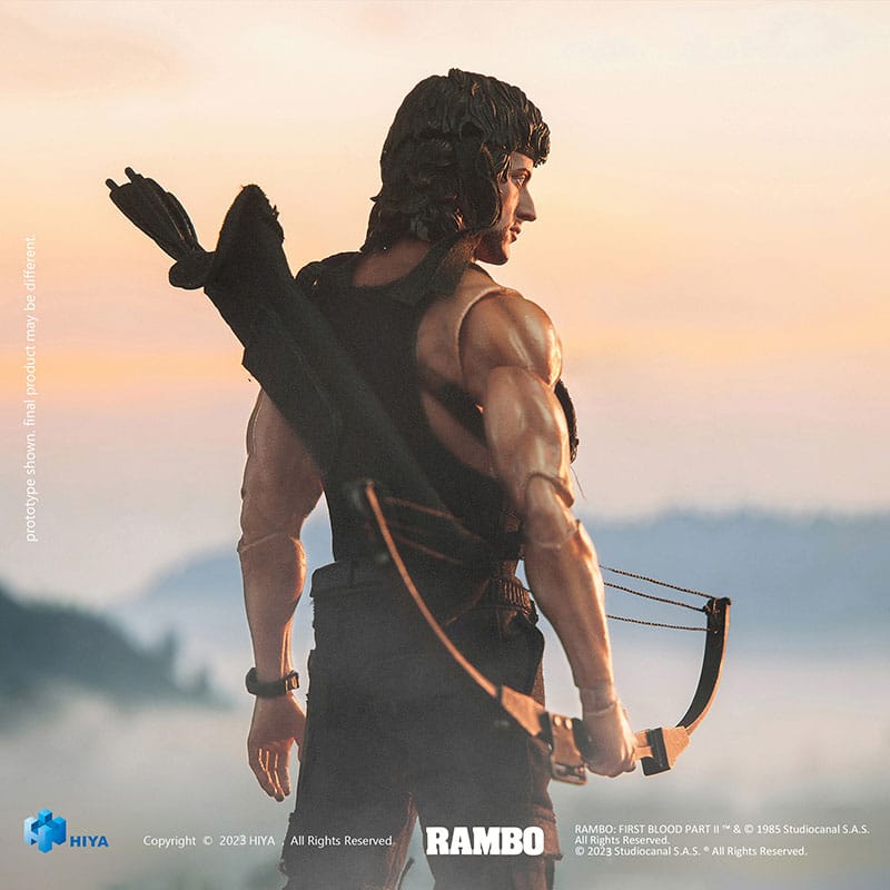 Rambo Exquisite Super Series Actionfigur 1/12 First Blood II John Rambo 16 cm