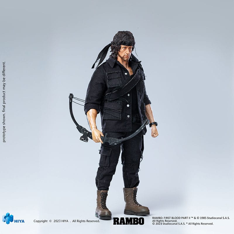 Rambo Exquisite Super Series Actionfigur 1/12 First Blood II John Rambo 16 cm