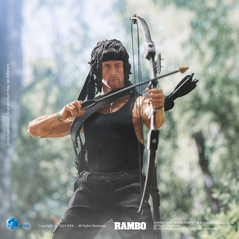 Rambo Exquisite Super Series Actionfigur 1/12 First Blood II John Rambo 16 cm