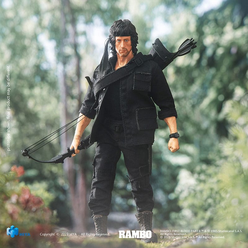 Rambo Exquisite Super Series Actionfigur 1/12 First Blood II John Rambo 16 cm