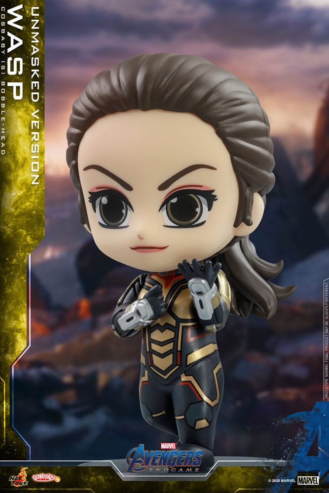Avengers: Endgame Cosbaby (S) Minifigur The Wasp (Unmasked Version) 10 cm