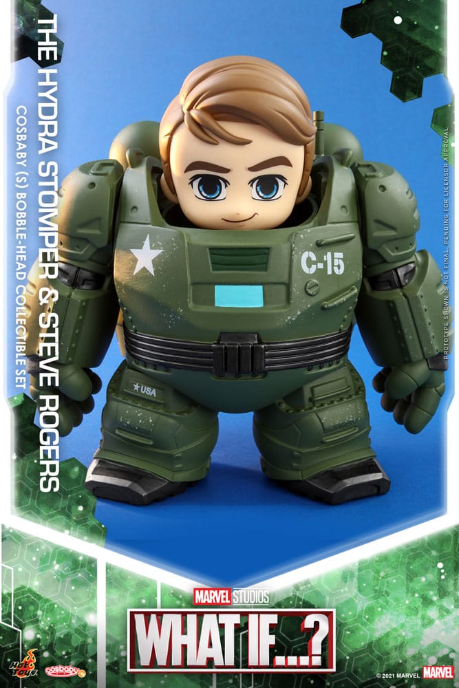 What If...? Cosbaby (S) Minifiguren Hydra Stomper & Steve Rogers 10 cm