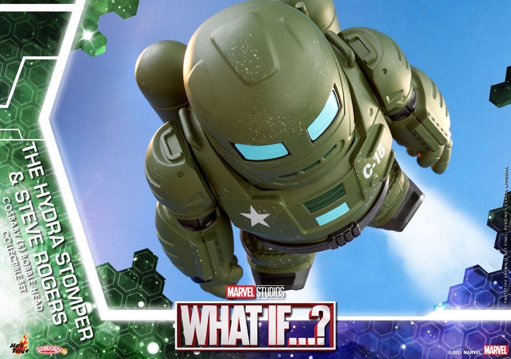 What If...? Cosbaby (S) Minifiguren Hydra Stomper & Steve Rogers 10 cm