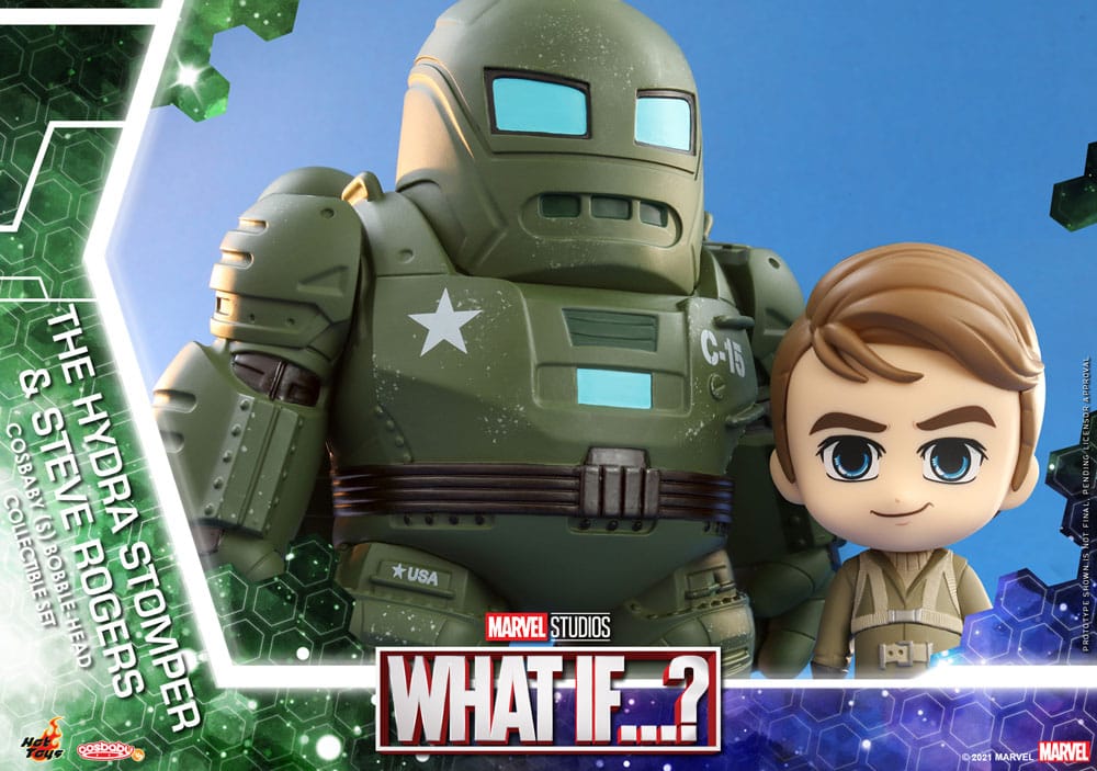 What If...? Cosbaby (S) Minifiguren Hydra Stomper & Steve Rogers 10 cm
