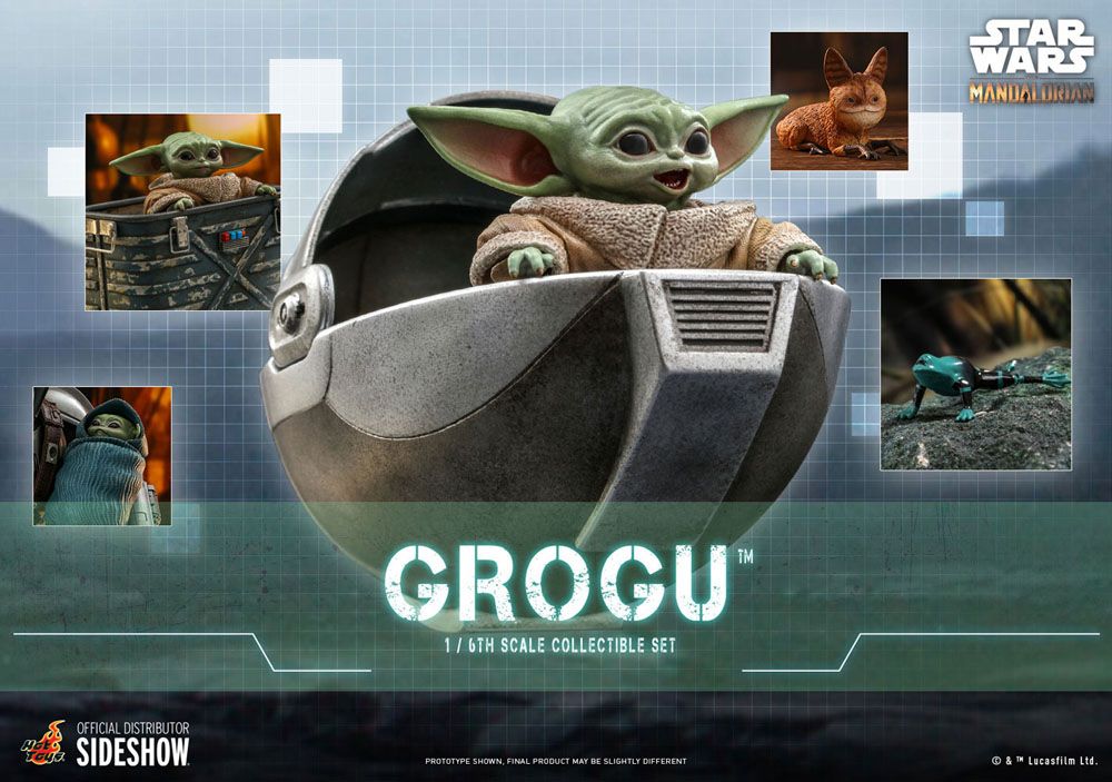 Star Wars The Mandalorian Actionfiguren 1/6 Grogu 3er-Set
