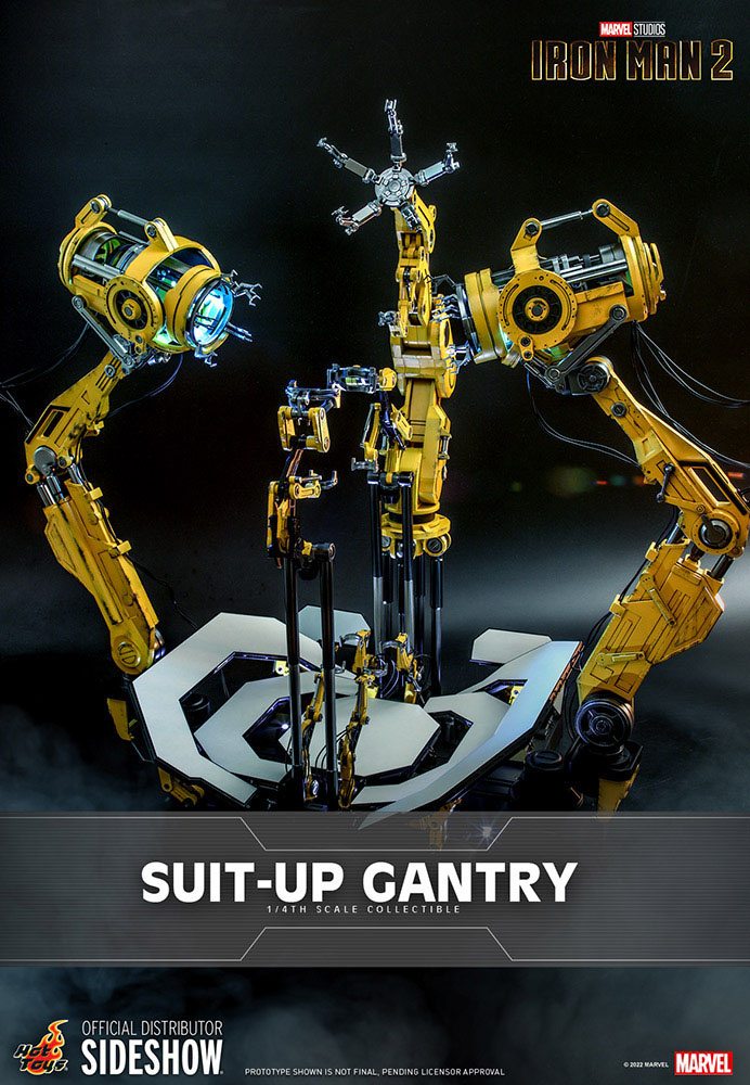 Iron Man 2 Accessories Collection Series Zubehör-Set Iron Man Suit-Up Gantry