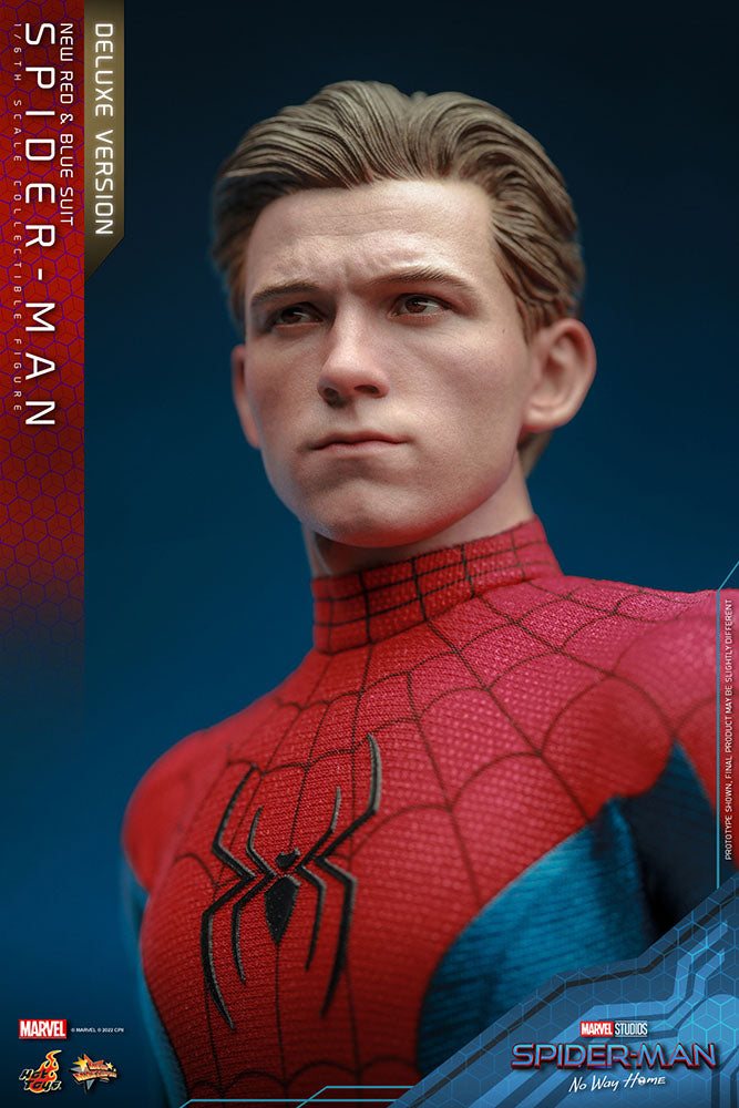 Spider-Man: No Way Home Movie Masterpiece Actionfigur 1/6 Spider-Man (New Red and Blue Suit) (Deluxe Version) 28 cm