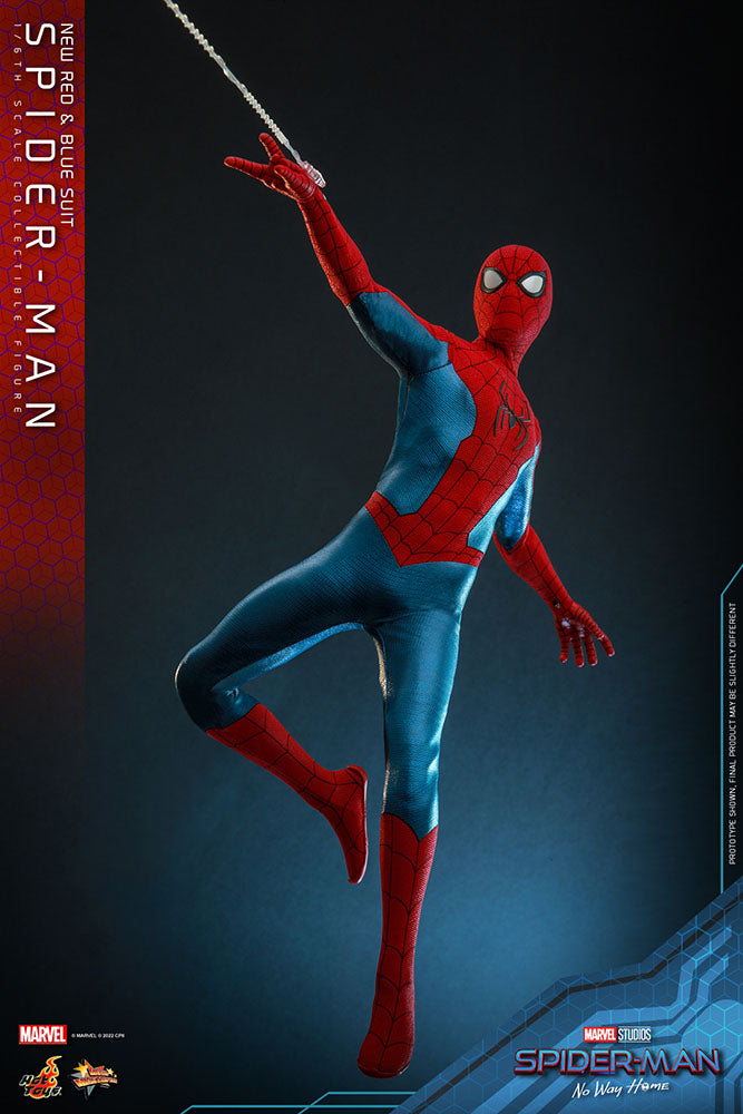 Spider-Man: No Way Home Movie Masterpiece Actionfigur 1/6 Spider-Man (New Red and Blue Suit) 28 cm