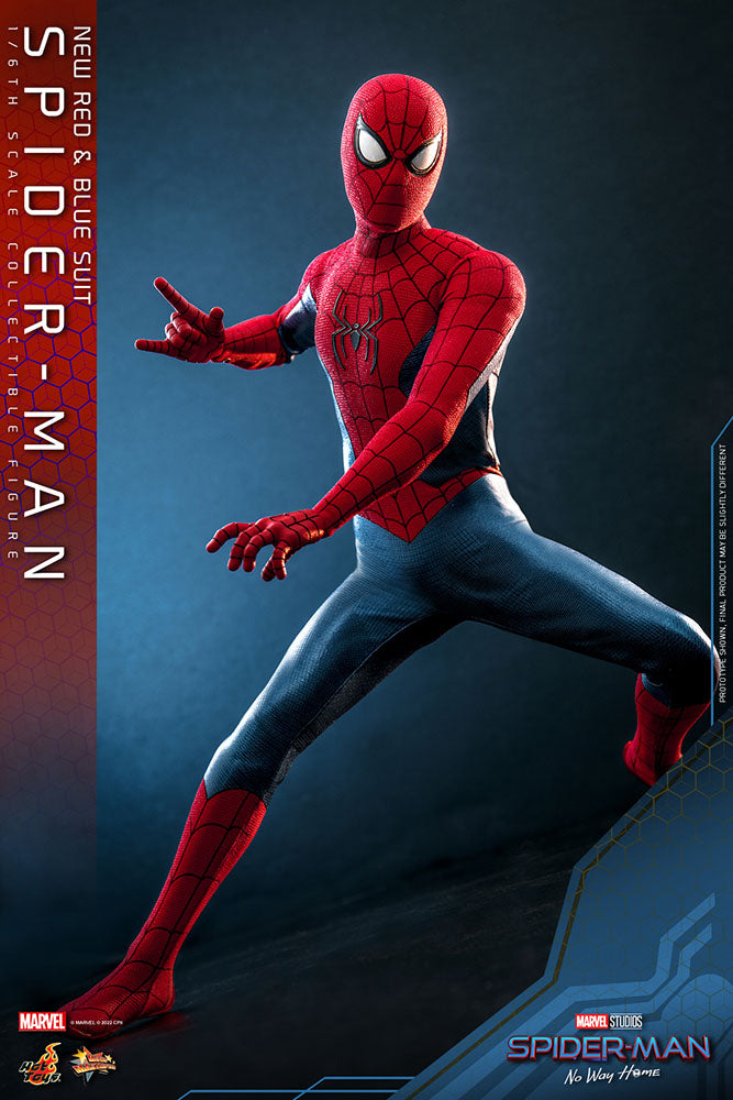 Spider-Man: No Way Home Movie Masterpiece Actionfigur 1/6 Spider-Man (New Red and Blue Suit) 28 cm