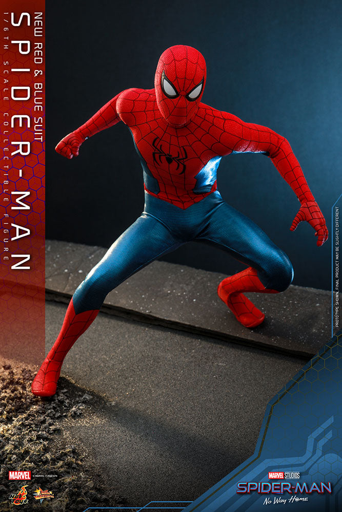 Spider-Man: No Way Home Movie Masterpiece Actionfigur 1/6 Spider-Man (New Red and Blue Suit) 28 cm