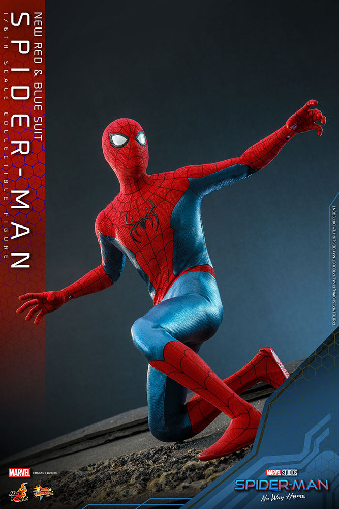 Spider-Man: No Way Home Movie Masterpiece Actionfigur 1/6 Spider-Man (New Red and Blue Suit) 28 cm