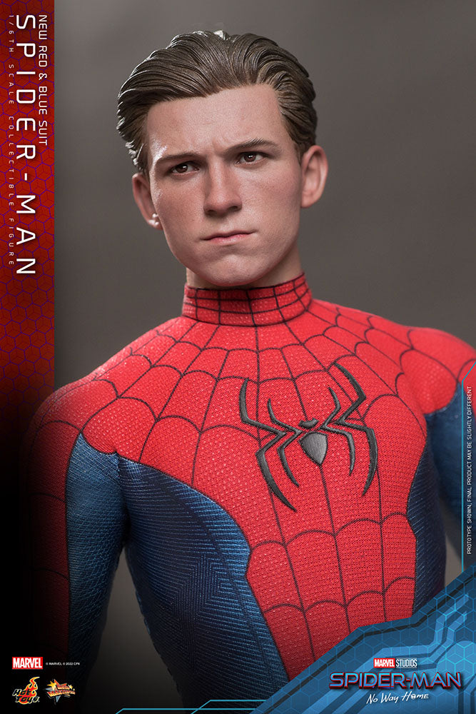 Spider-Man: No Way Home Movie Masterpiece Actionfigur 1/6 Spider-Man (New Red and Blue Suit) 28 cm