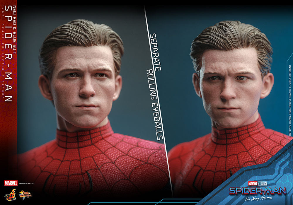 Spider-Man: No Way Home Movie Masterpiece Actionfigur 1/6 Spider-Man (New Red and Blue Suit) 28 cm