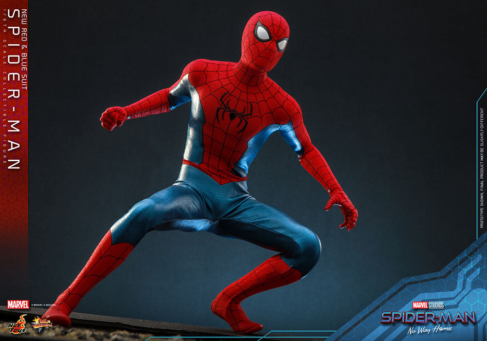 Spider-Man: No Way Home Movie Masterpiece Actionfigur 1/6 Spider-Man (New Red and Blue Suit) 28 cm