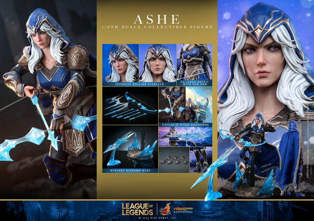 League of Legends Video Game Masterpiece Actionfigur 1/6 Ashe 28 cm