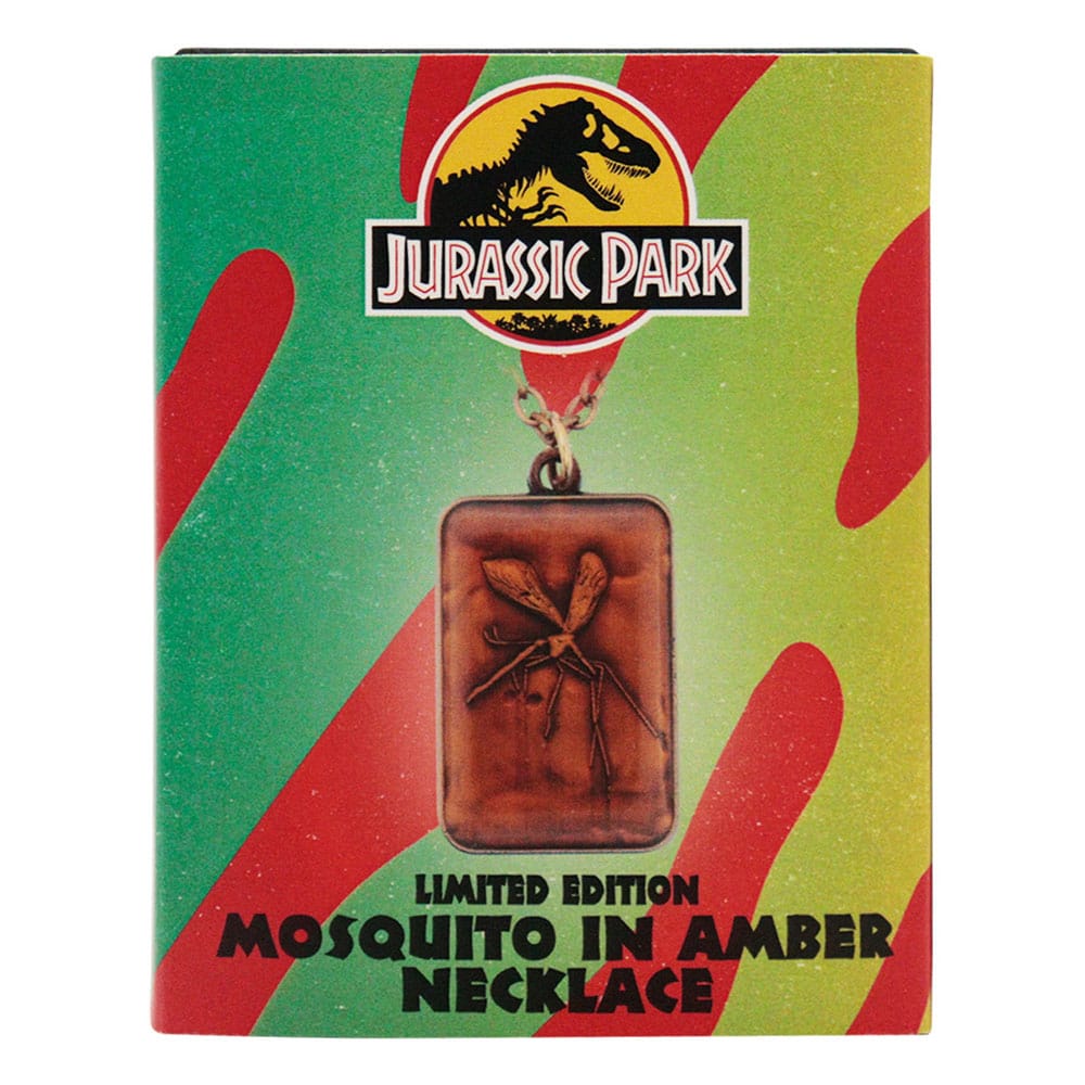 Jurassic Park Halskette mit Bernsteinanhänger Limited Edtiton