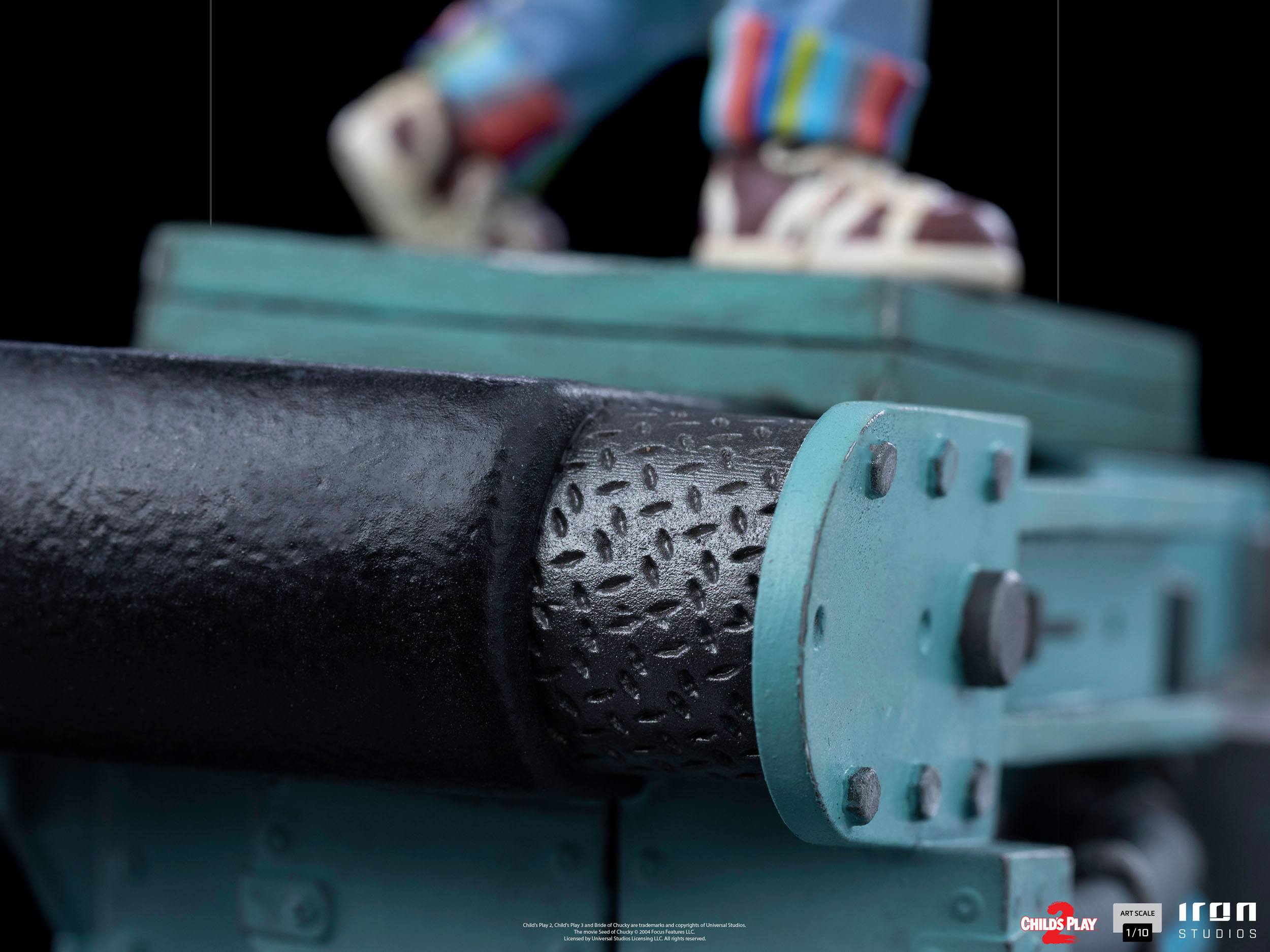 Chucky 2 - Die Mörderpuppe ist wieder da Art Scale Statue 1/10 Chucky 15 cm