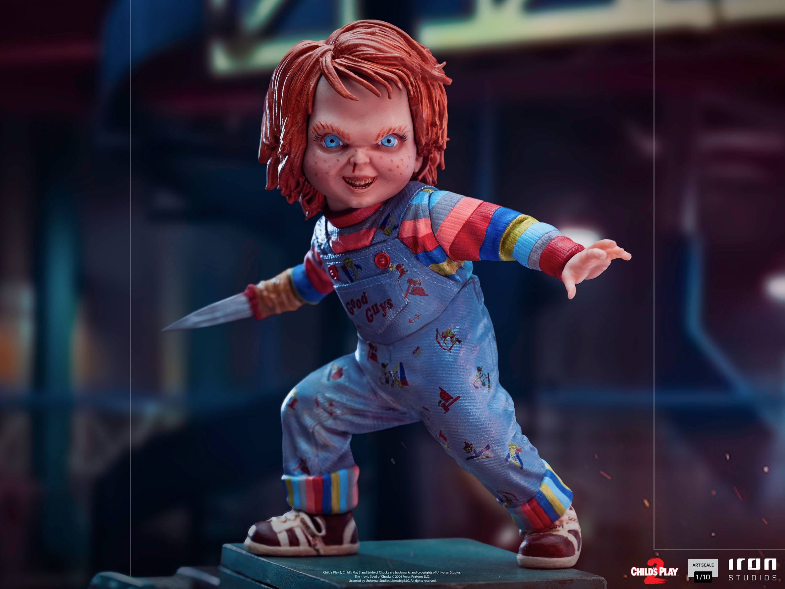 Chucky 2 - Die Mörderpuppe ist wieder da Art Scale Statue 1/10 Chucky 15 cm