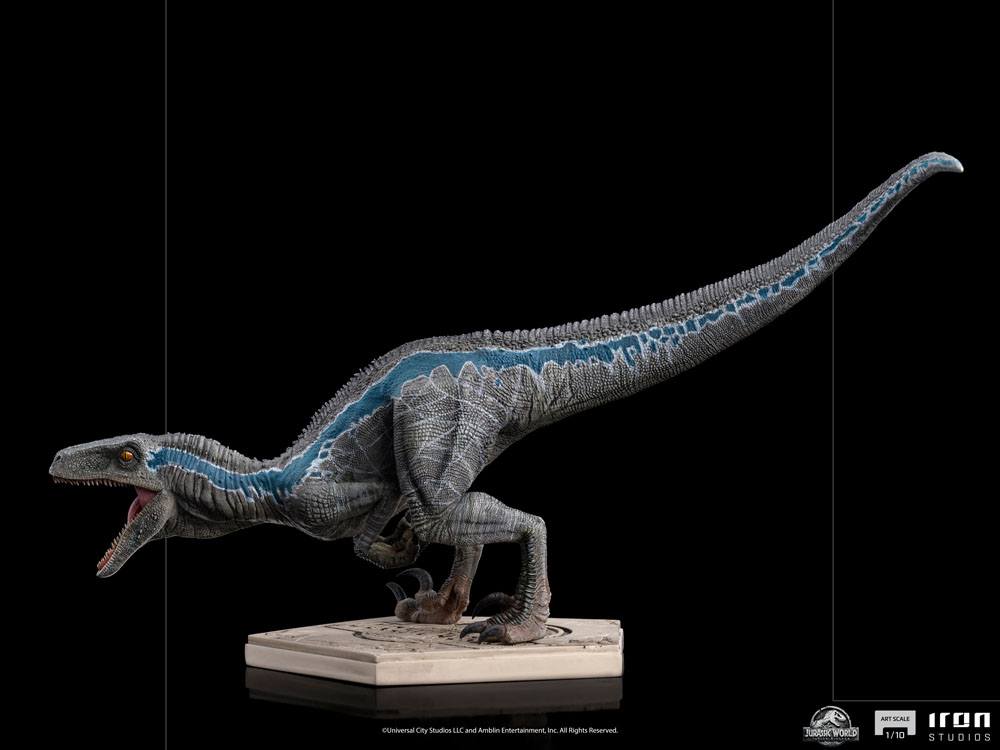 Jurassic World Fallen Kingdom Art Scale Statue 1/10 Blue 19 cm