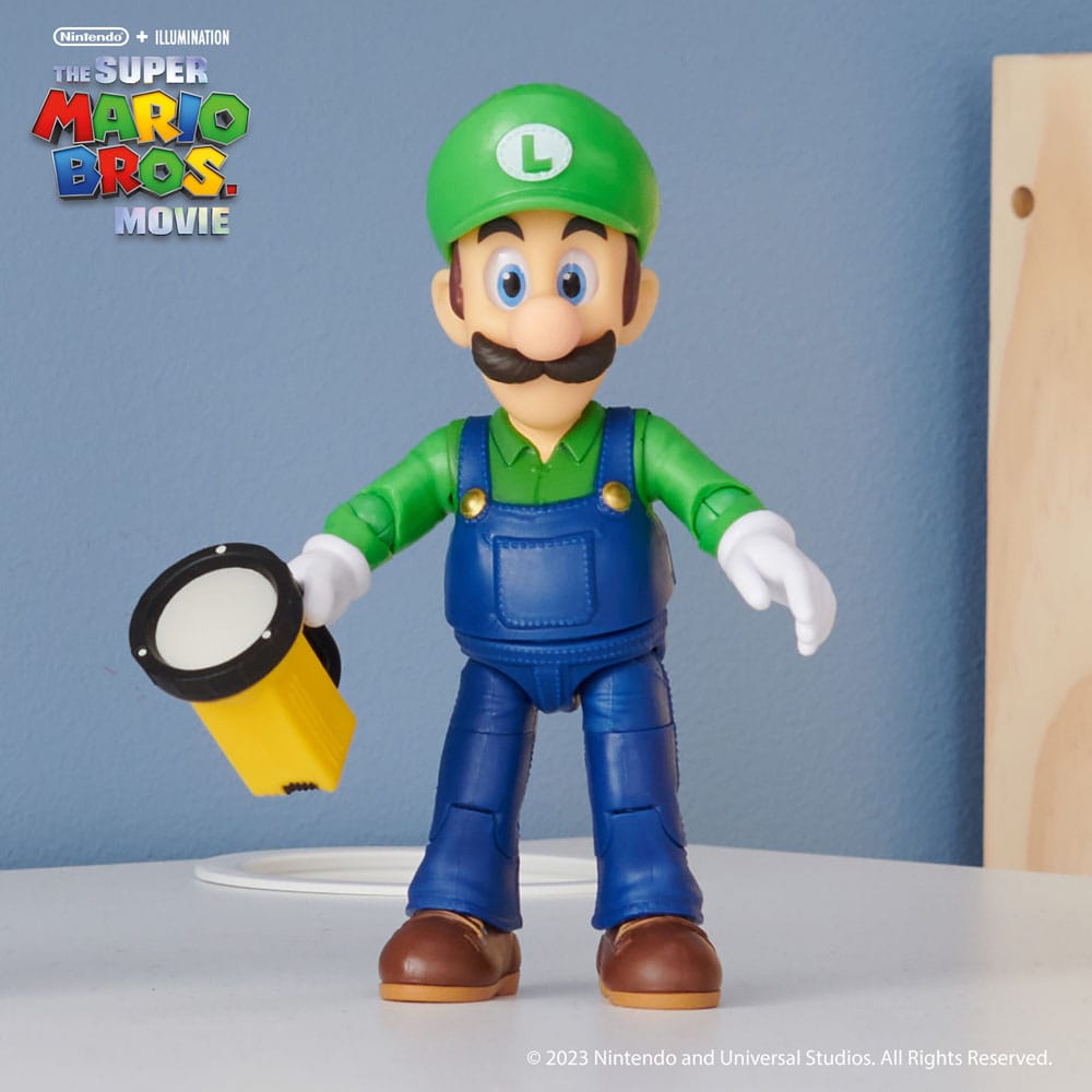 Der Super Mario Bros. Film Actionfigur Luigi 13 cm