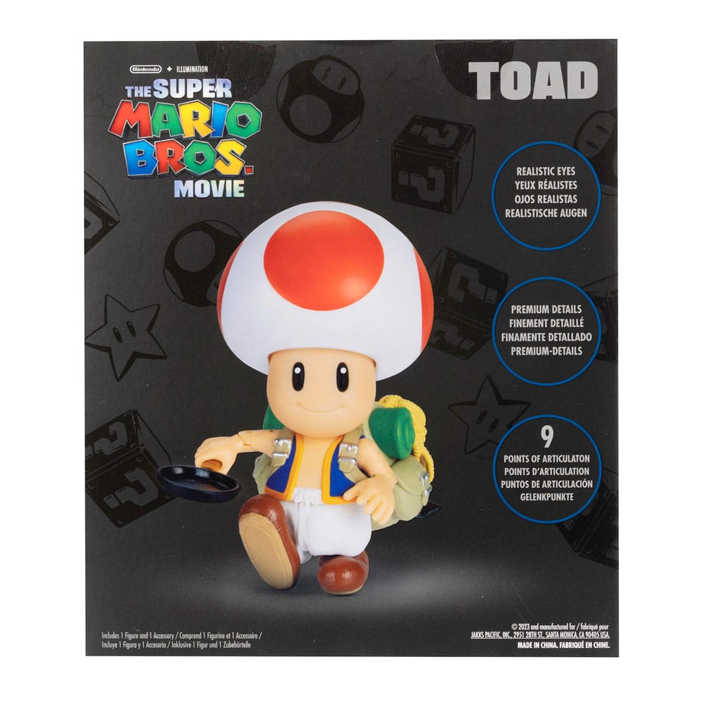 Der Super Mario Bros. Film Actionfigur Toad 13 cm