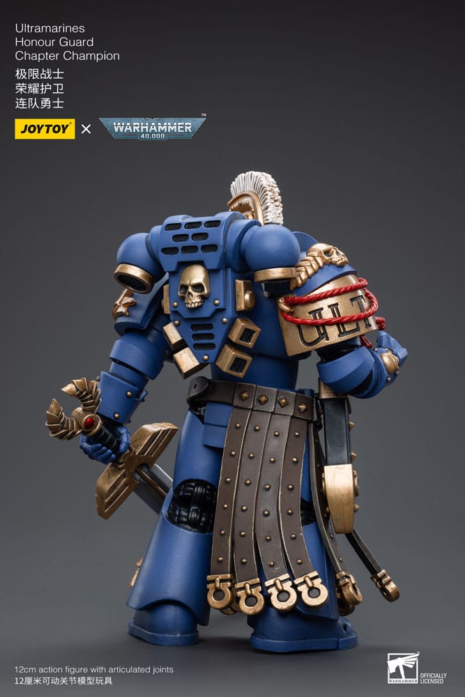 Warhammer 40k Actionfigur 1/18 Ultramarines Honour Guard Chapter Champion 12 cm