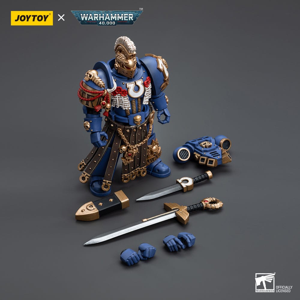 Warhammer 40k Actionfigur 1/18 Ultramarines Honour Guard Chapter Champion 12 cm
