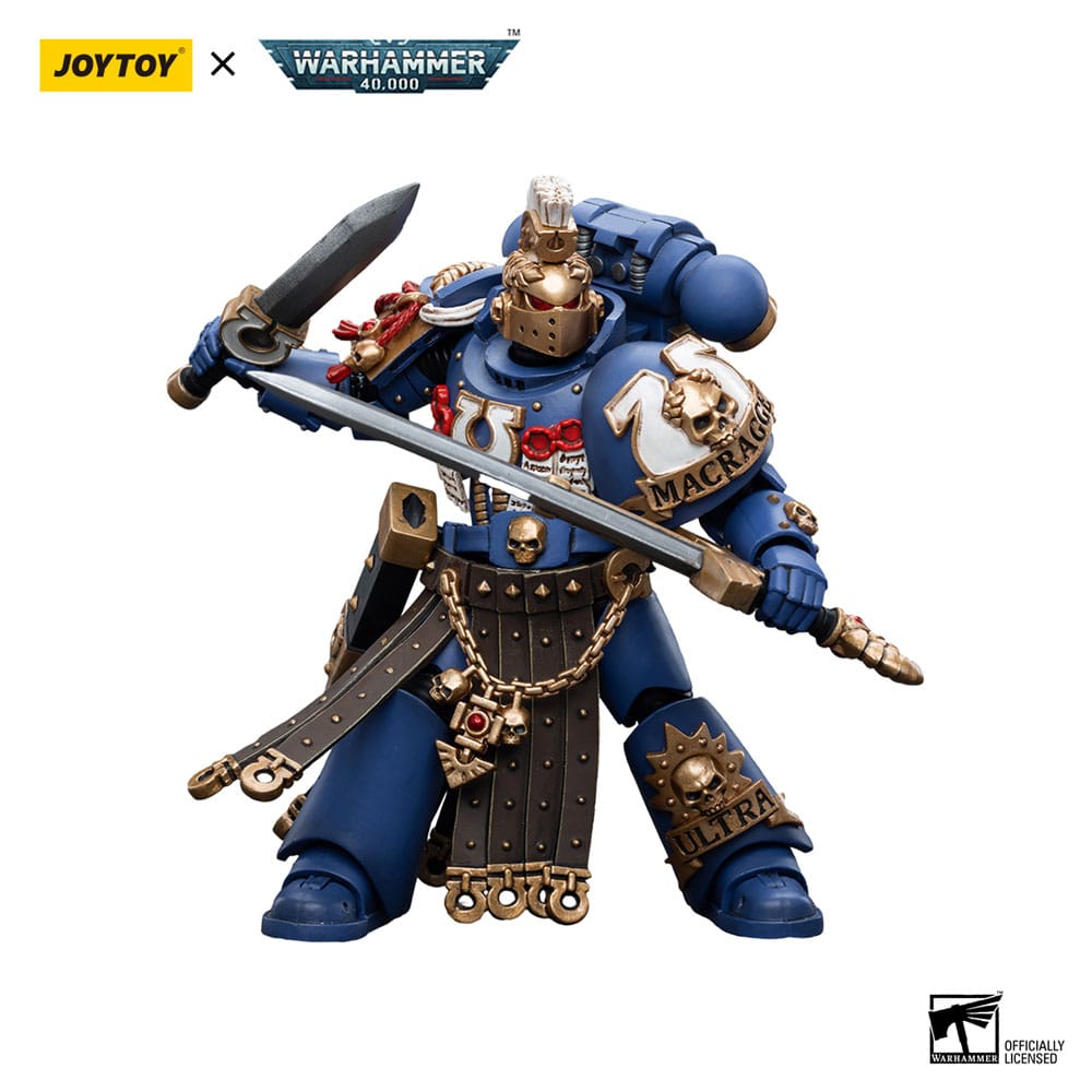 Warhammer 40k Actionfigur 1/18 Ultramarines Honour Guard Chapter Champion 12 cm