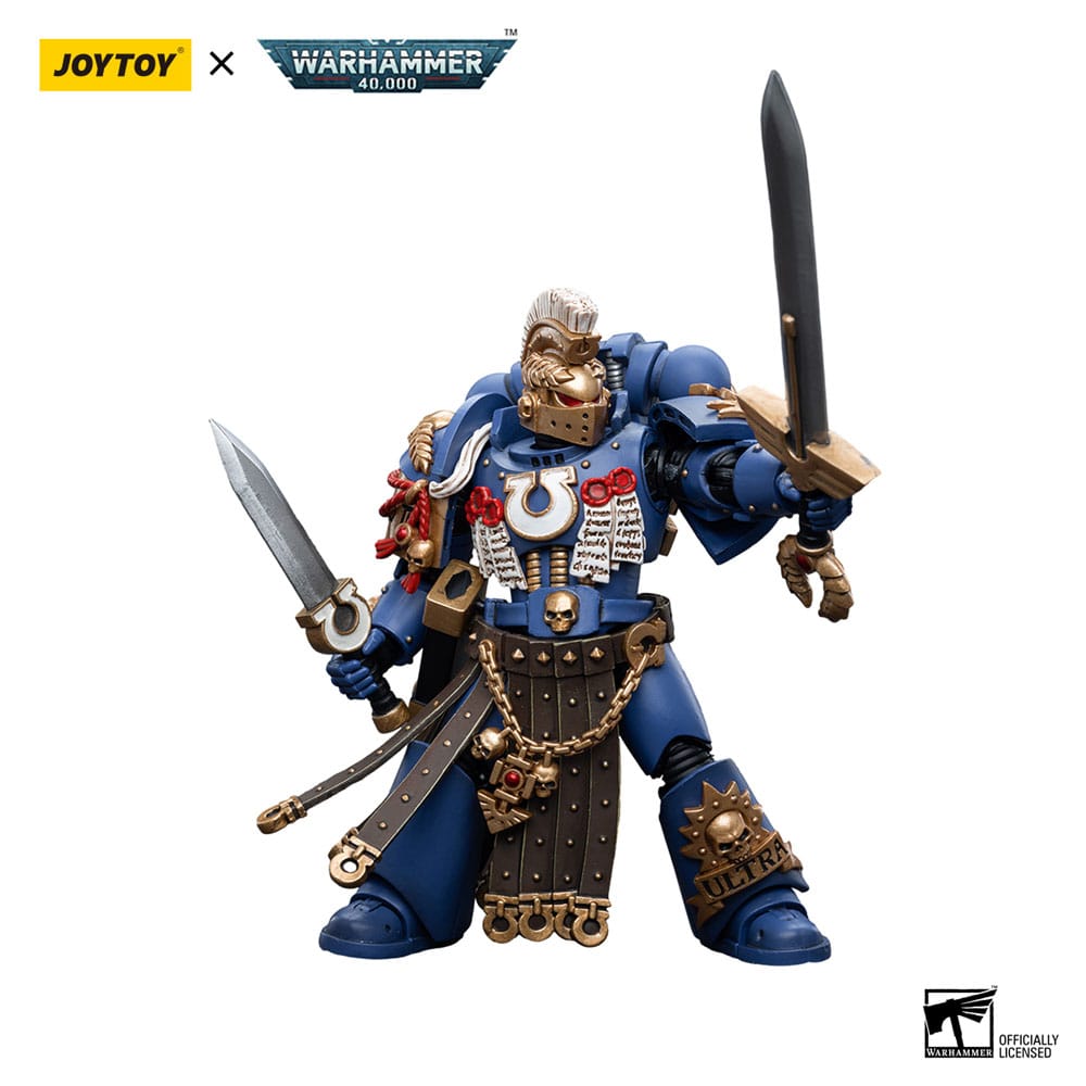 Warhammer 40k Actionfigur 1/18 Ultramarines Honour Guard Chapter Champion 12 cm