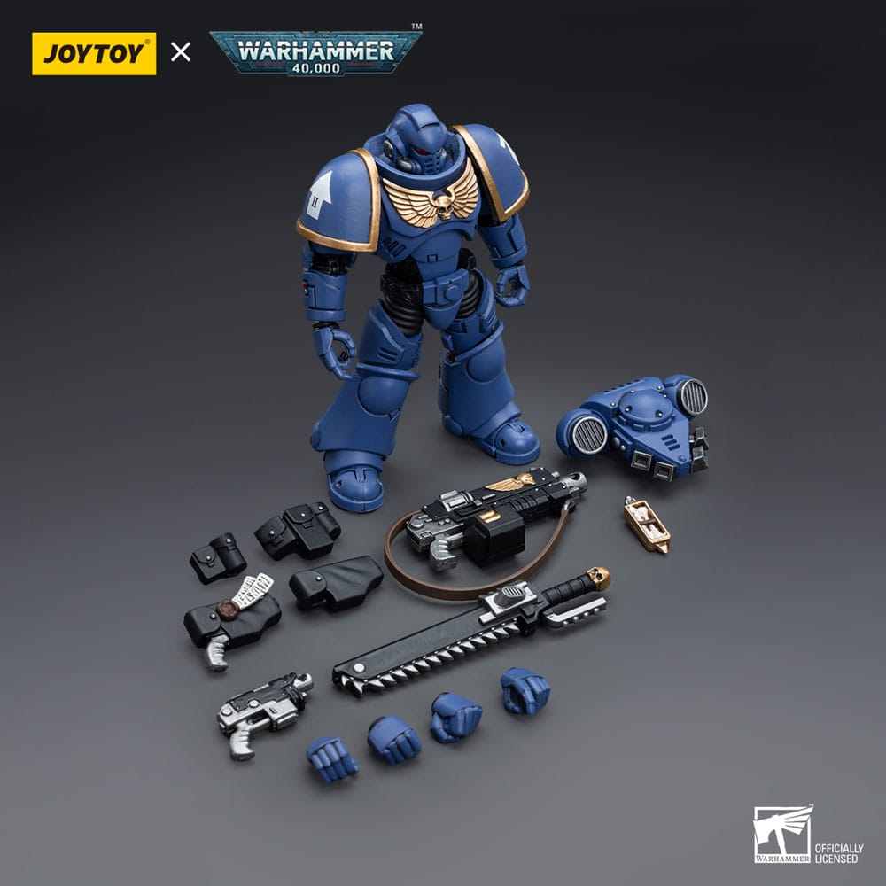 Warhammer 40k Actionfigur 1/18 Ultramarines Intercessors 12 cm