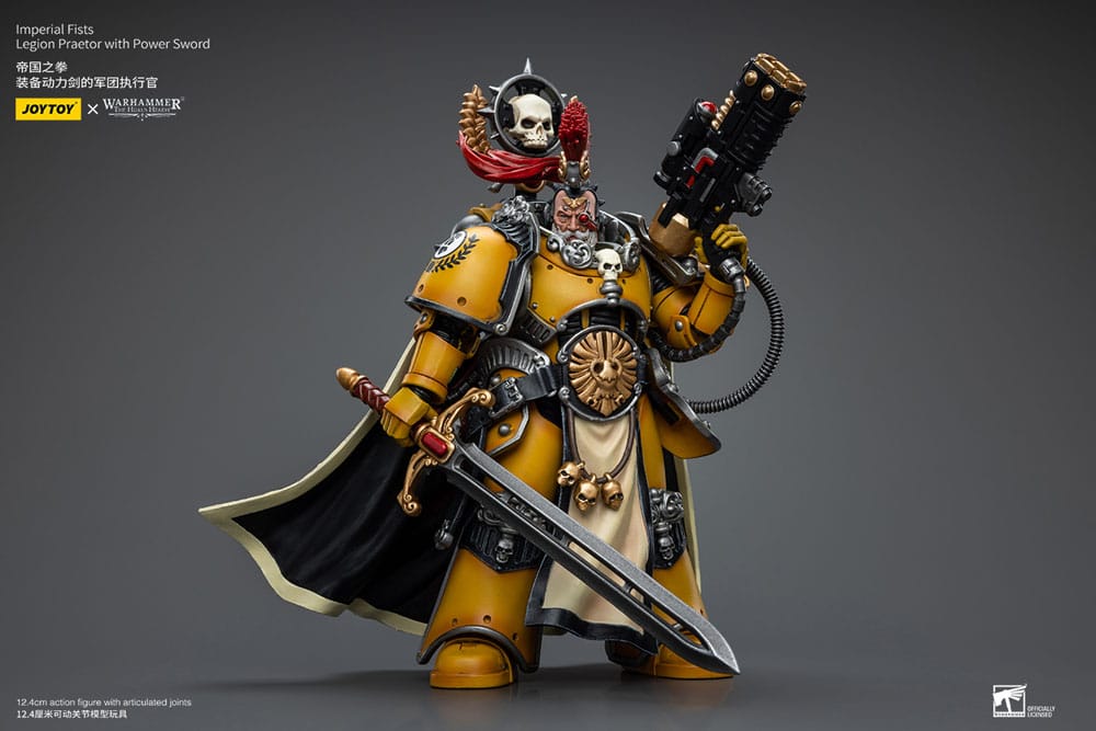 Warhammer The Horus Heresy Actionfigur 1/18 Imperial Fists Legion Praetor with Power Sword 12 cm