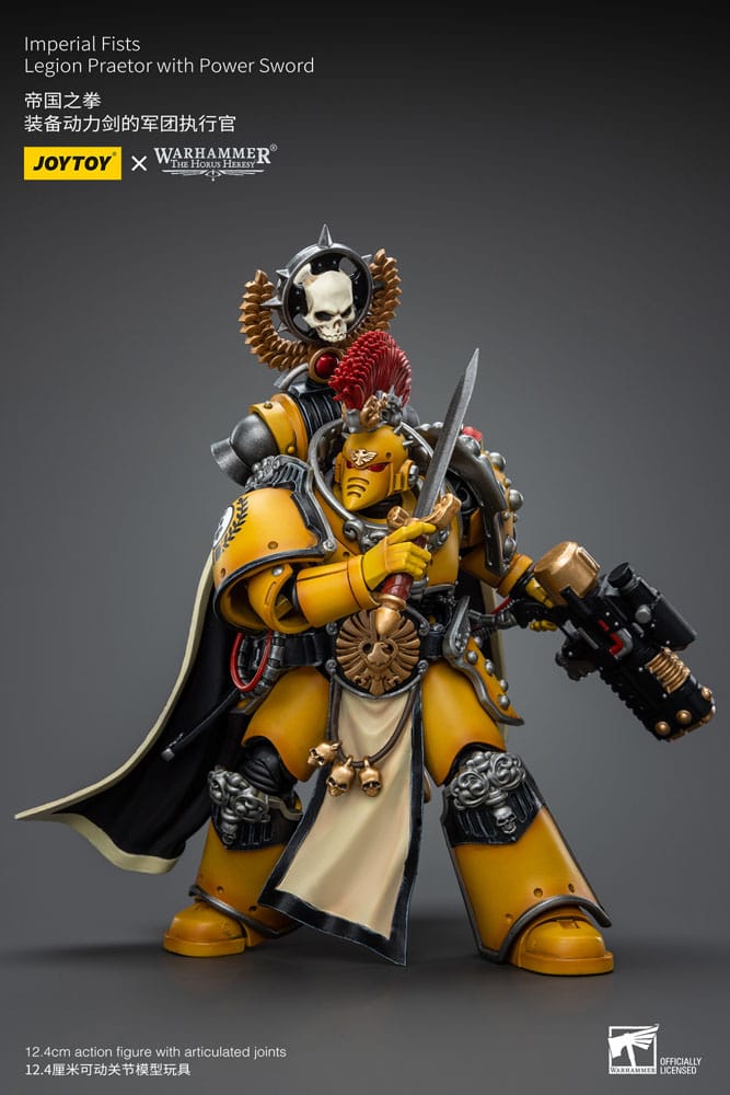 Warhammer The Horus Heresy Actionfigur 1/18 Imperial Fists Legion Praetor with Power Sword 12 cm