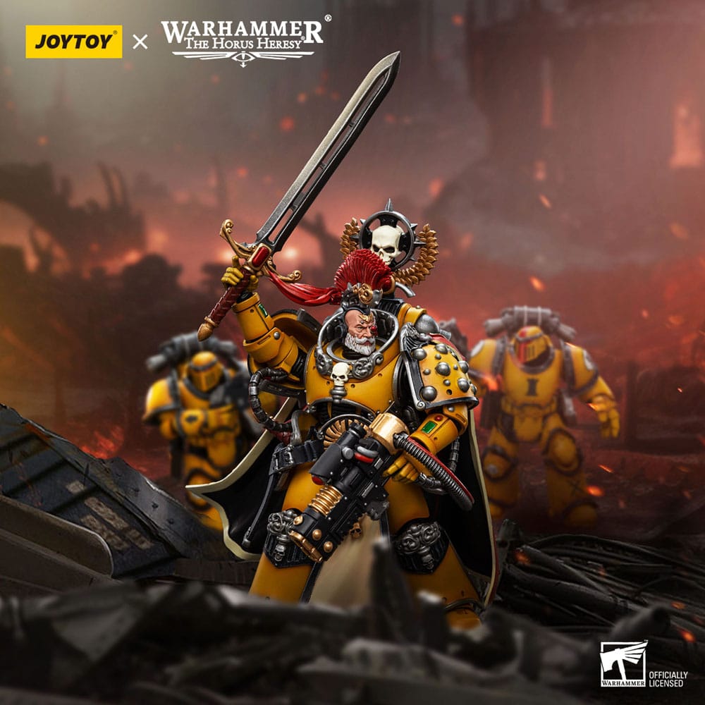Warhammer The Horus Heresy Actionfigur 1/18 Imperial Fists Legion Praetor with Power Sword 12 cm