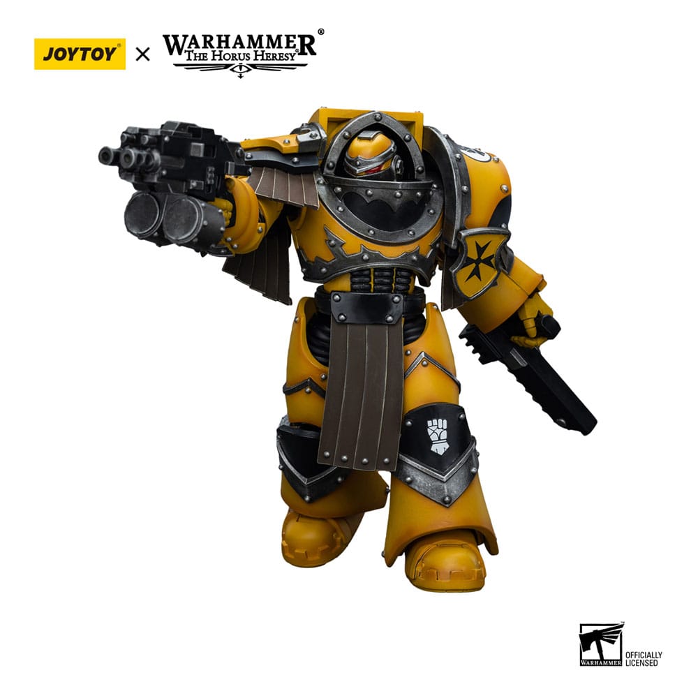 Warhammer The Horus Heresy Actionfigur 1/18 Imperial Fists Legion Cataphractii Terminator Squad Legion Cataphractii with Chainfist 12 cm
