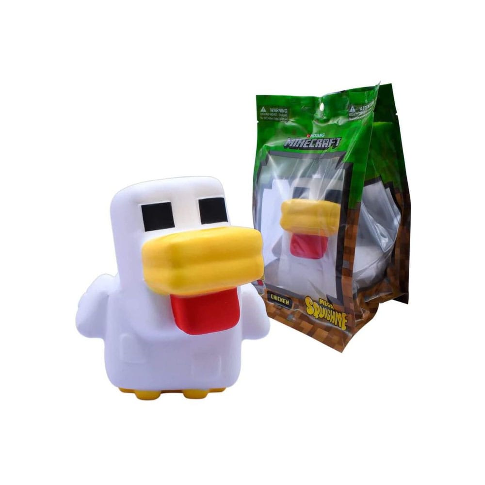 Minecraft Mega Squishme Anti-Stress-Figur Serie 3 Huhn 15 cm