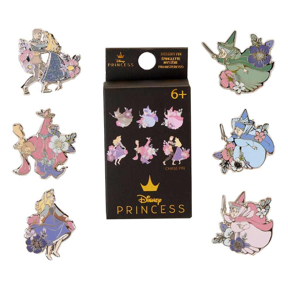 Disney Ansteck-Pins Sleeping Beauty 65th Anniversary Blind Box Sortiment (12)