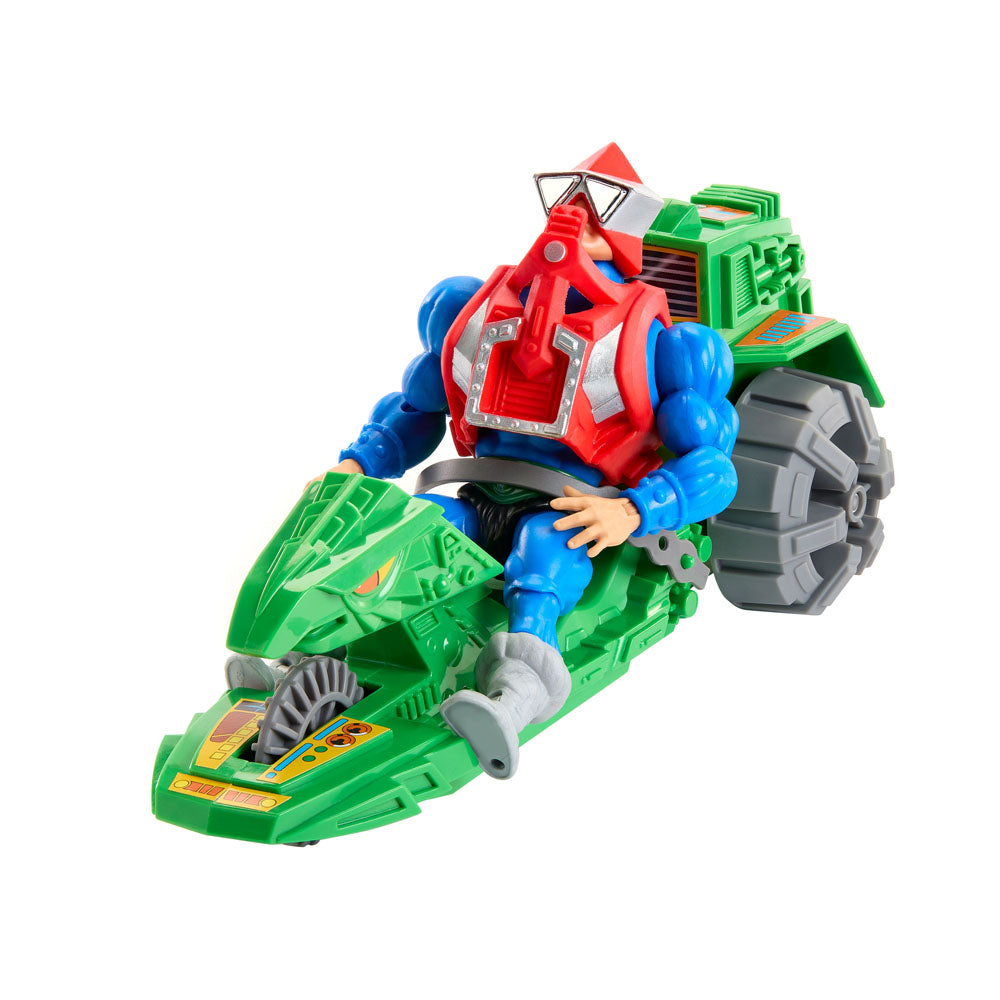 Masters of the Universe Origins Actionfigur mit Fahrzeug Mekaneck & Ground Ripper 14 cm