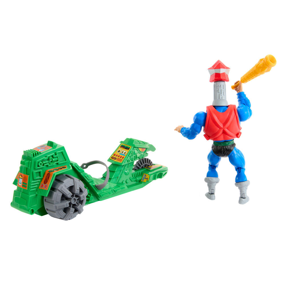 Masters of the Universe Origins Actionfigur mit Fahrzeug Mekaneck & Ground Ripper 14 cm