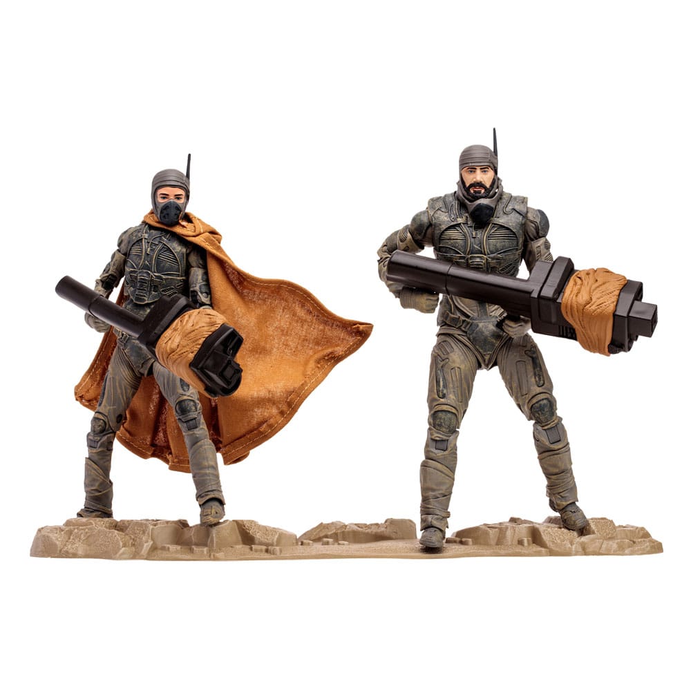 Dune: Teil 2 Actionfiguren 2er-Pack Stilgar & Shishakli (Gold Label) 18 cm