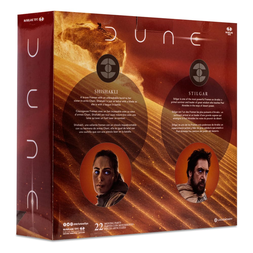 Dune: Teil 2 Actionfiguren 2er-Pack Stilgar & Shishakli (Gold Label) 18 cm