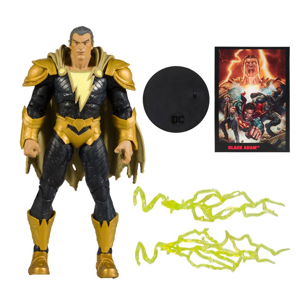 DC Black Adam Page Punchers Actionfigur & Comic Black Adam 18 cm