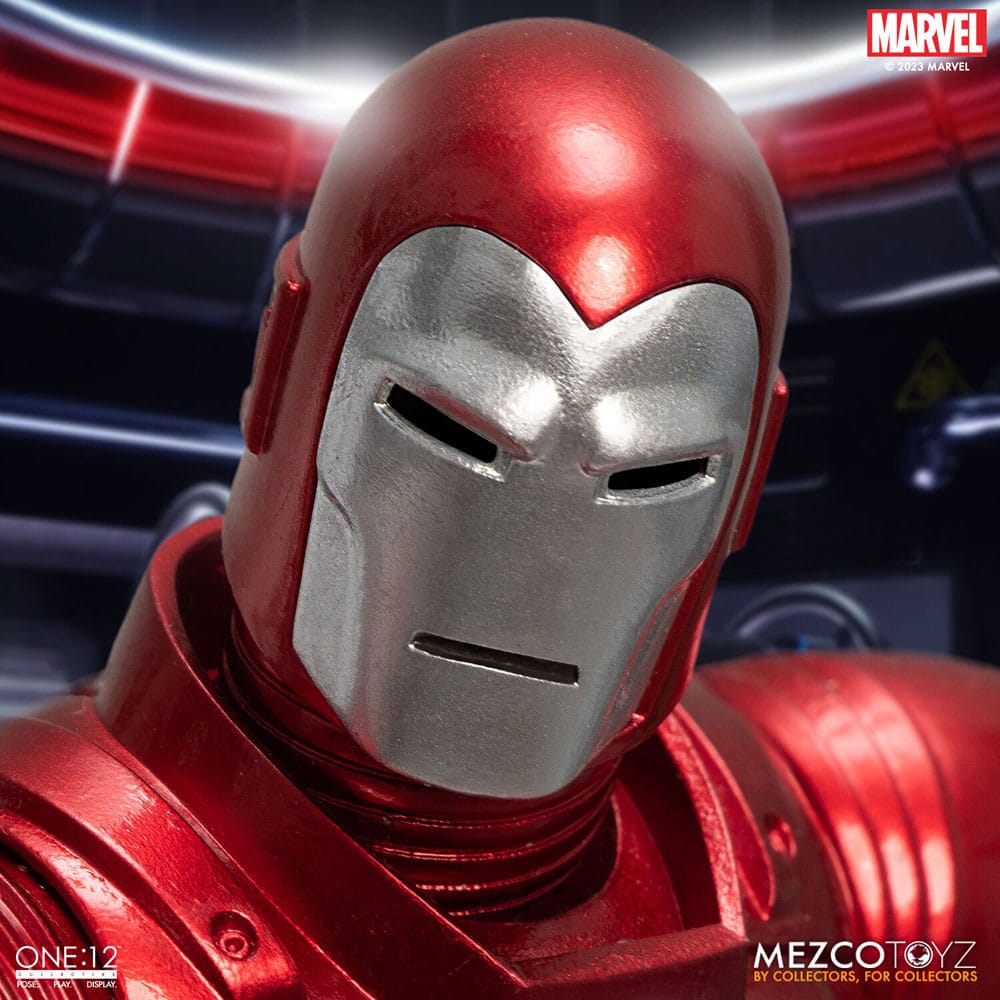 Marvel Actionfigur 1/12 Iron Man (Silver Centurion Edition) 16 cm