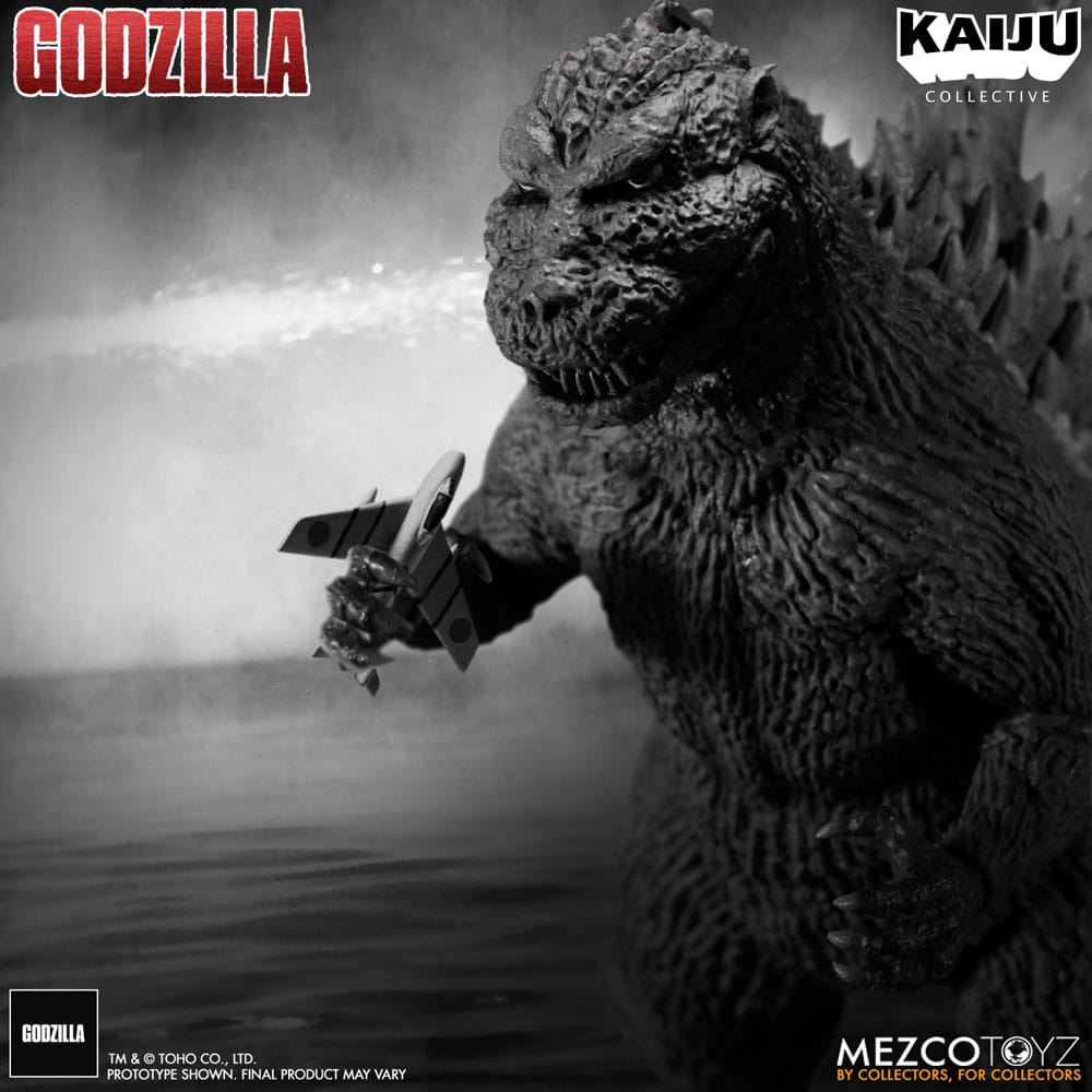 Godzilla (1954) Kaiju Collective Actionfigur Godzilla - Black & White Edition 20 cm