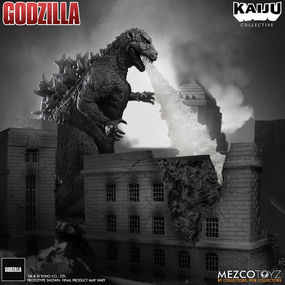 Godzilla (1954) Kaiju Collective Actionfigur Godzilla - Black & White Edition 20 cm