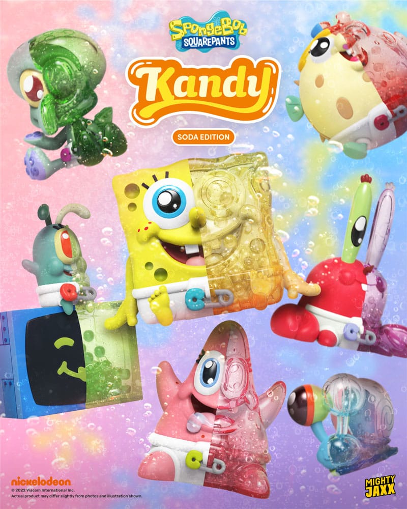 Spongebob Schwammkopf Blind Box Kandy x Jason Freeny Collection Spongebob (Soda Edition) Display (6)