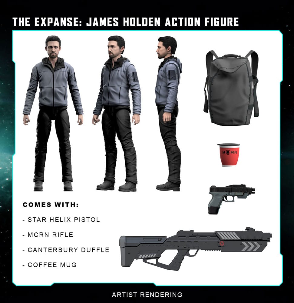 The Expanse Actionfigur James Holden 20 cm