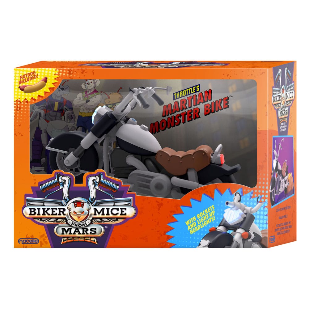 Biker Mice From Mars Fahrzeug Throttle's Martian Monster Bike 23 cm