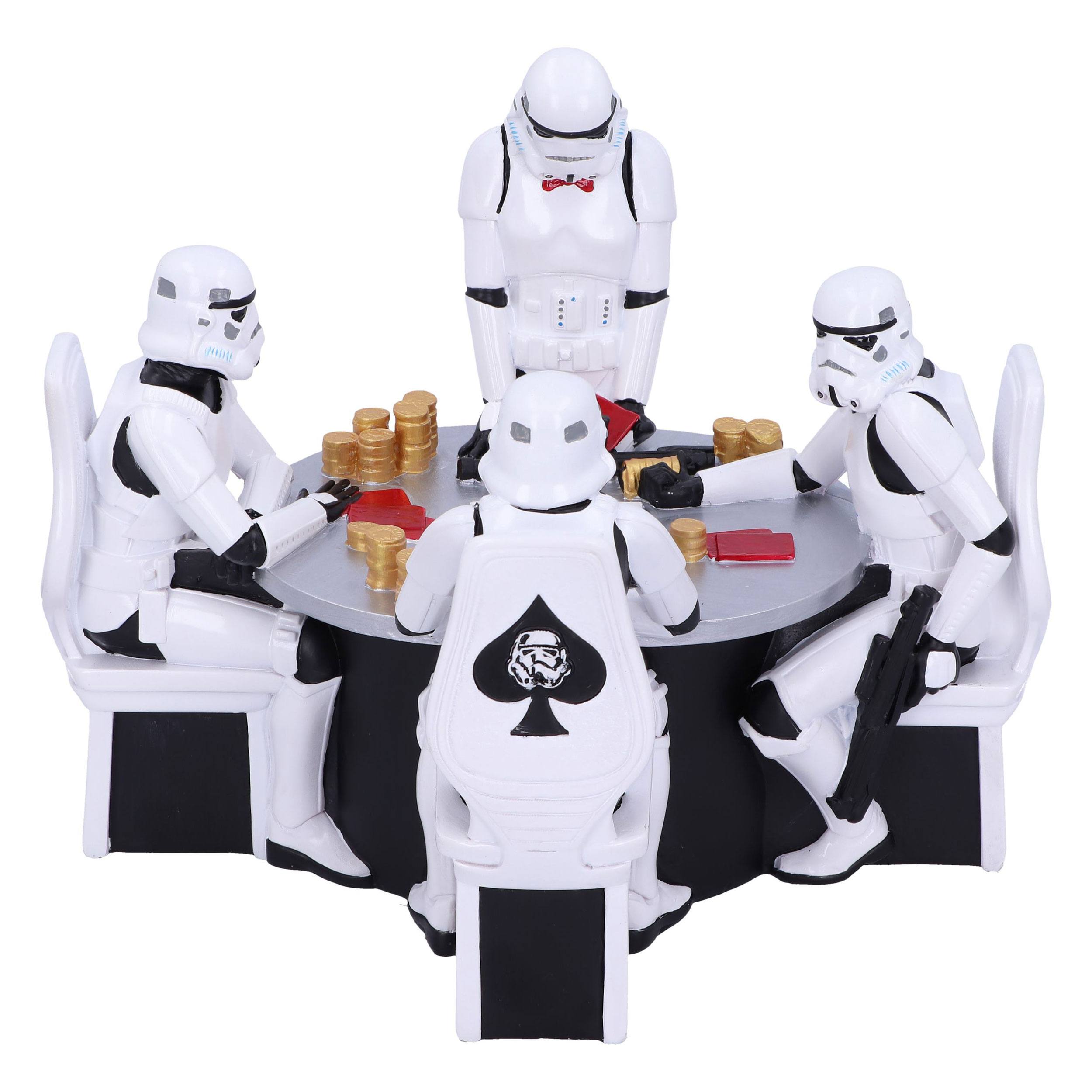 Star Wars Diorama Stormtrooper Poker Face 18 cm
